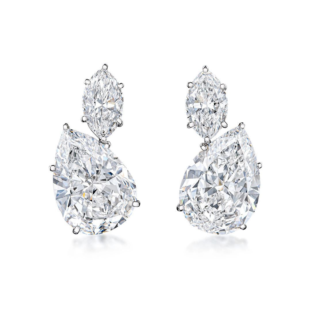 Harry Winston Diamond Earrings | December 2019 Important Jewels